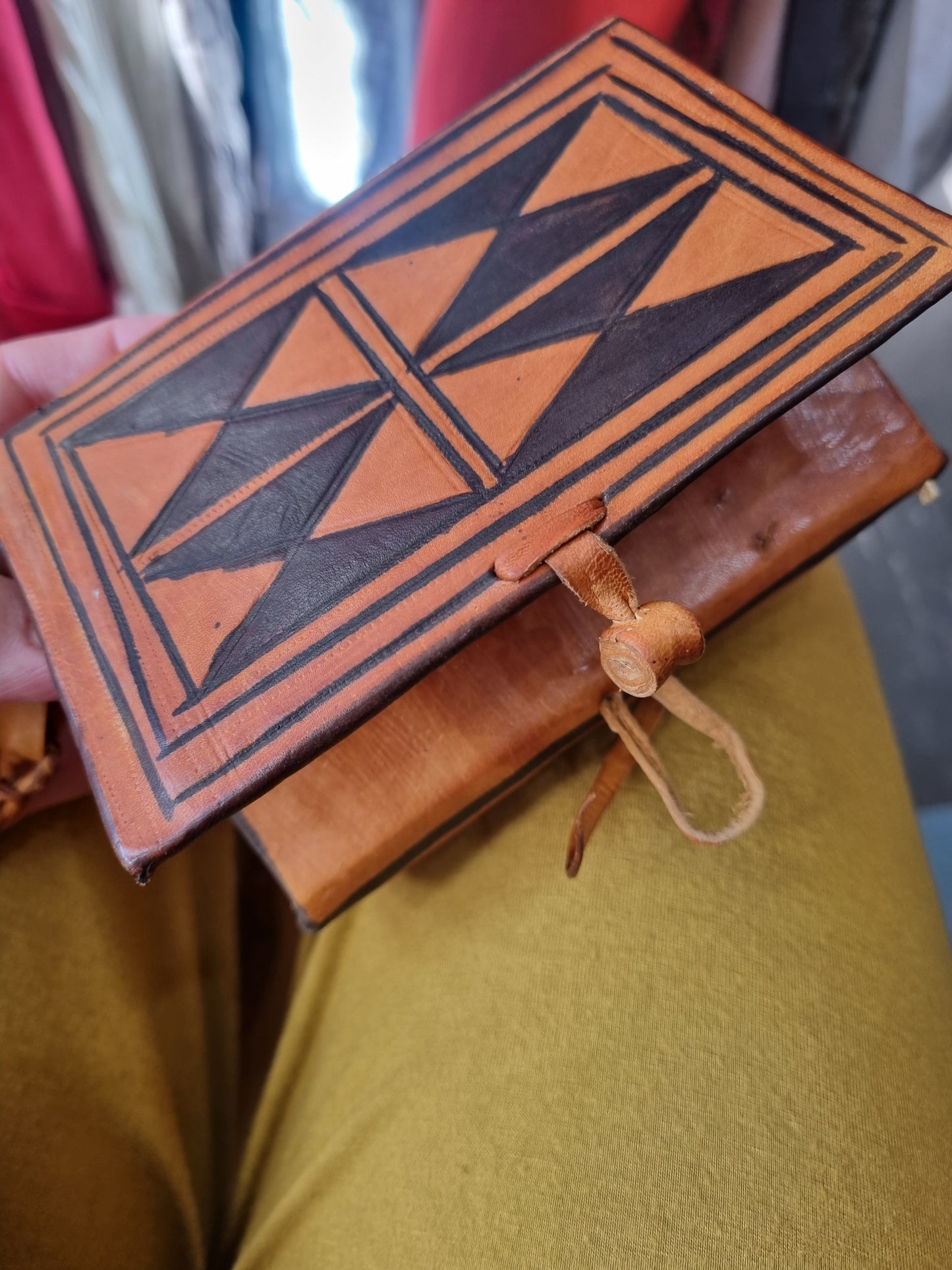 Kleine Vintage Ledertasche