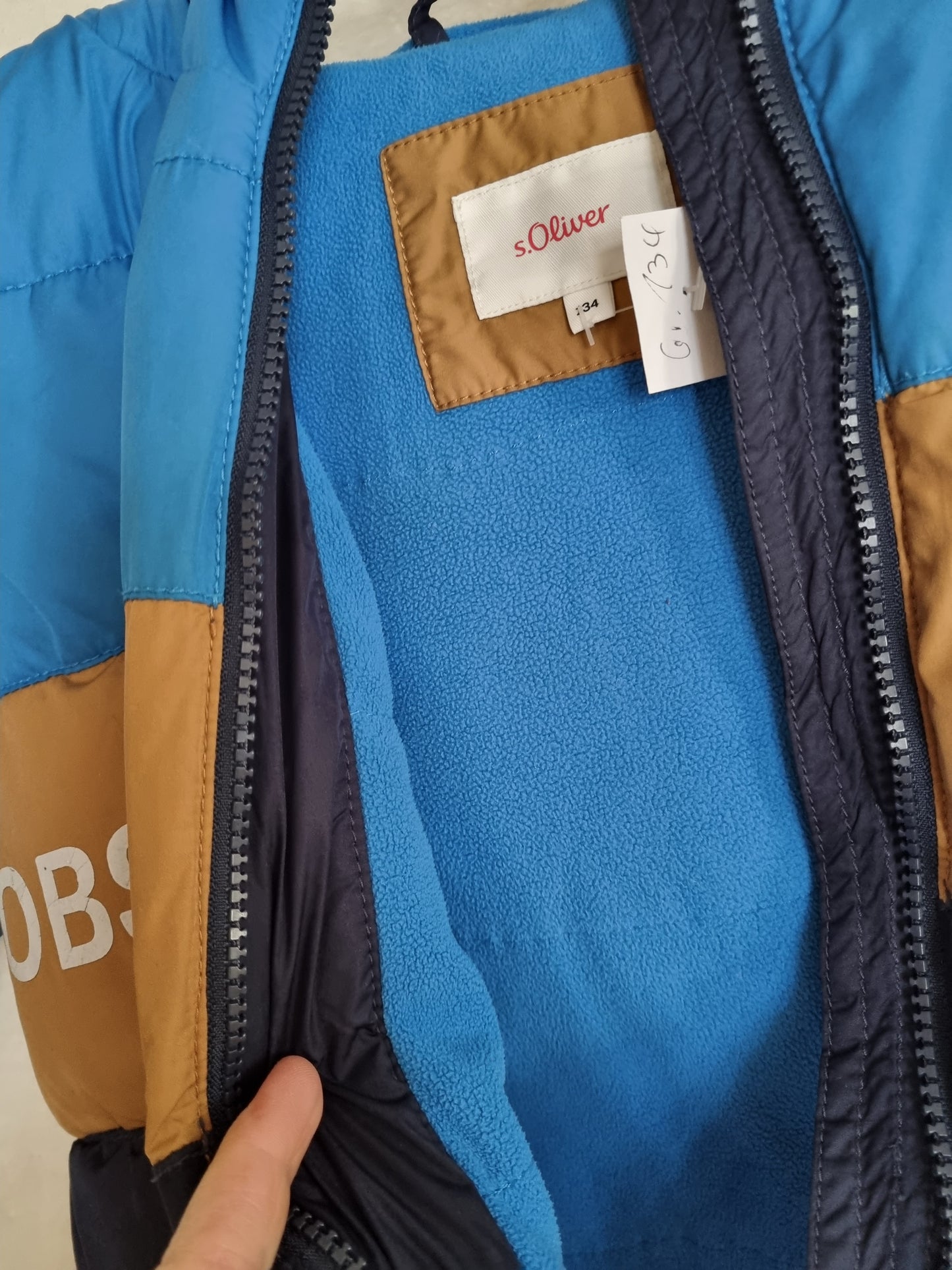 Warme Winterjacke Gr. 134