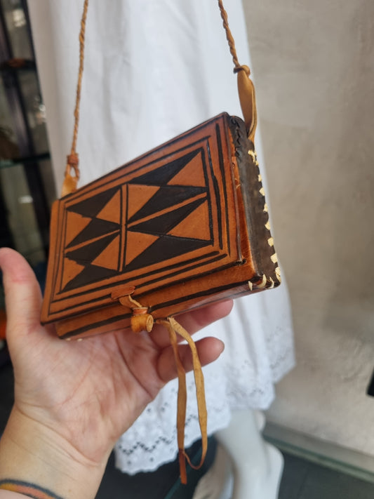 Kleine Vintage Ledertasche