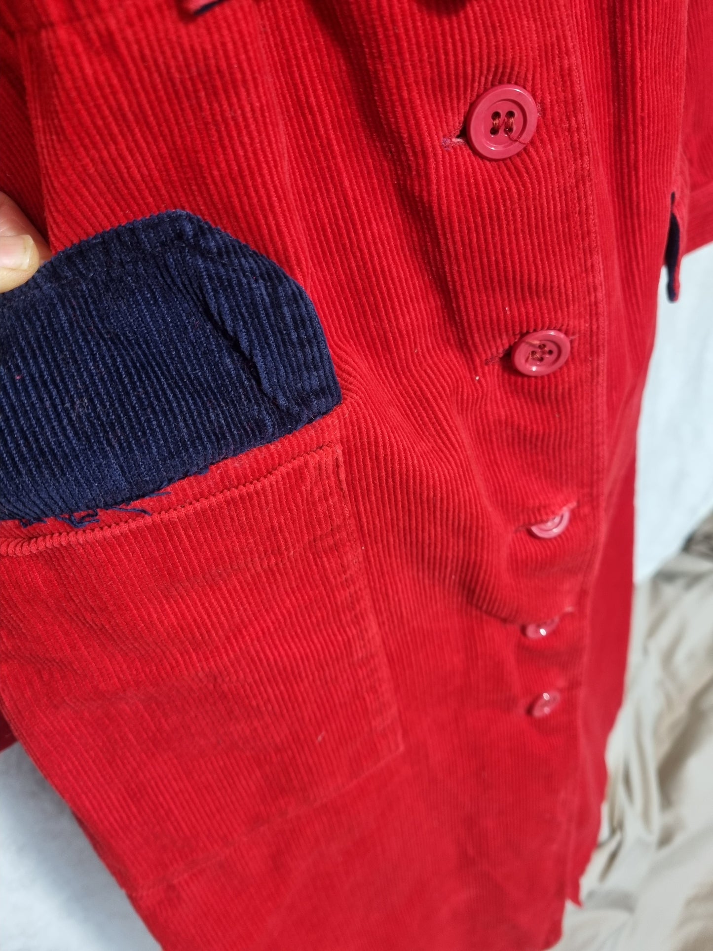 Kleid aus Cord 70er Jahre