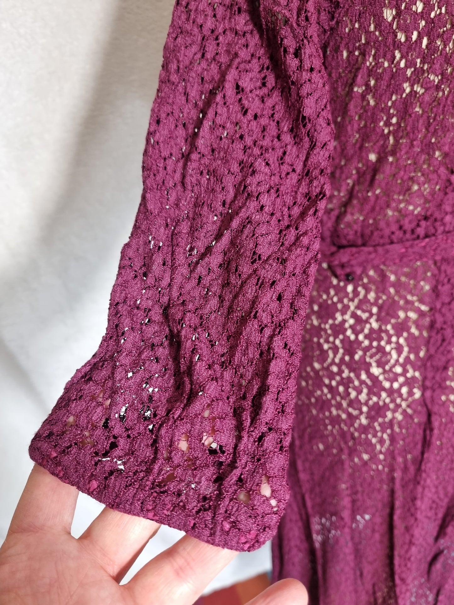 Kleid aus Spitze 40 er Jahre