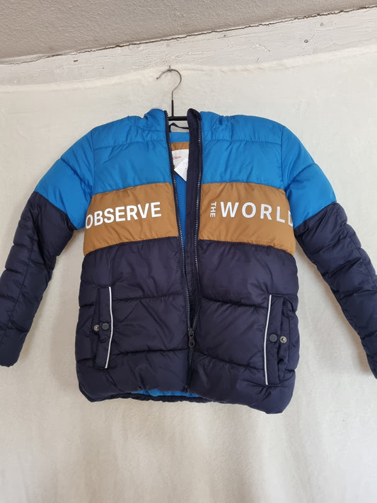 Warme Winterjacke Gr. 134